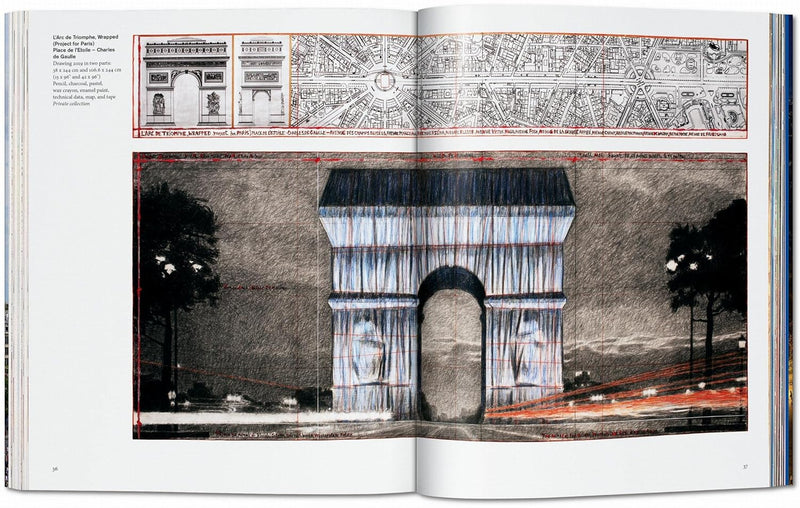 Christo and Jeanne-claude. L’arc De Triomphe, Wrapped
