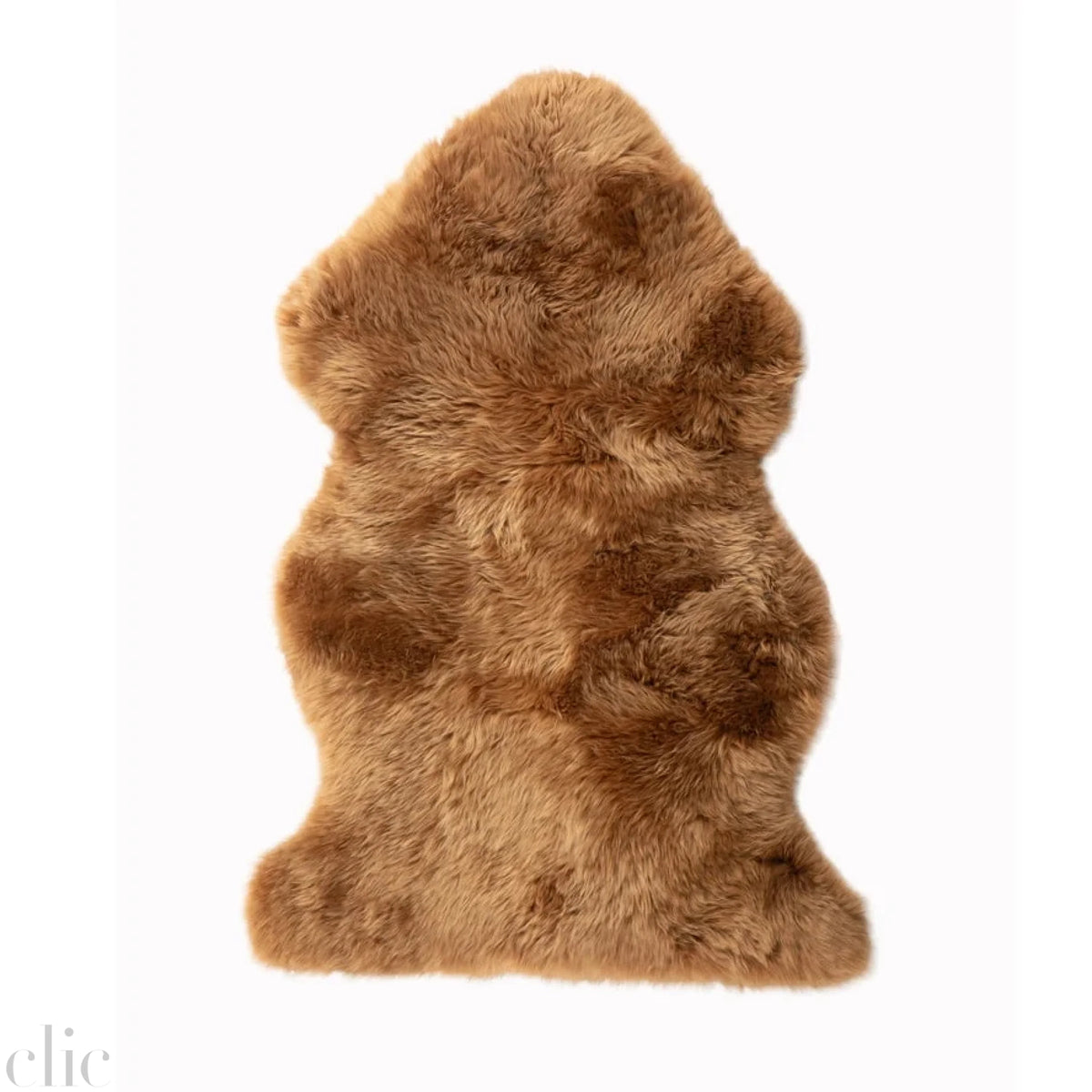 Long Wool Sheepskin in Gold