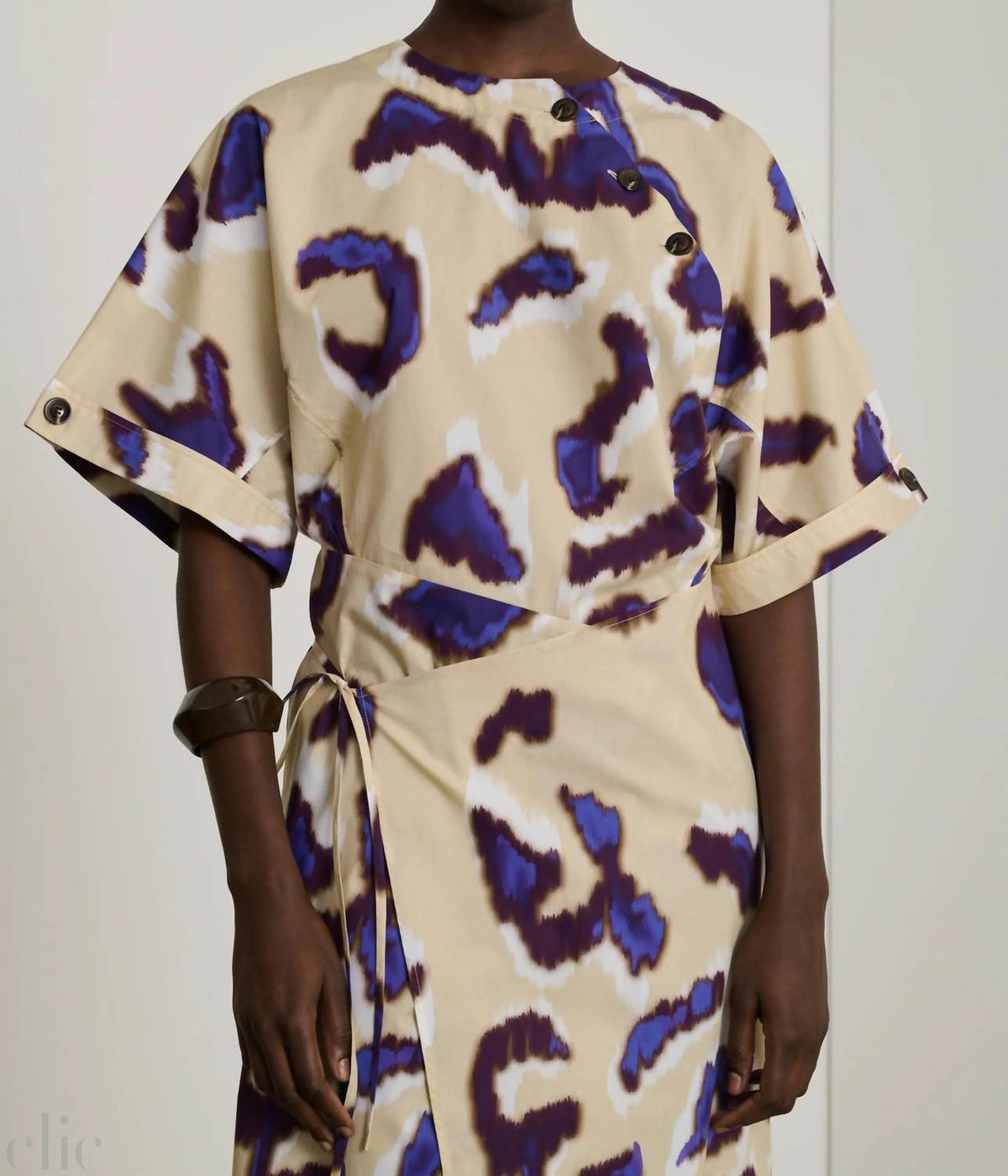 Ecuador Dress in Aubergine Beige, from Soeur
