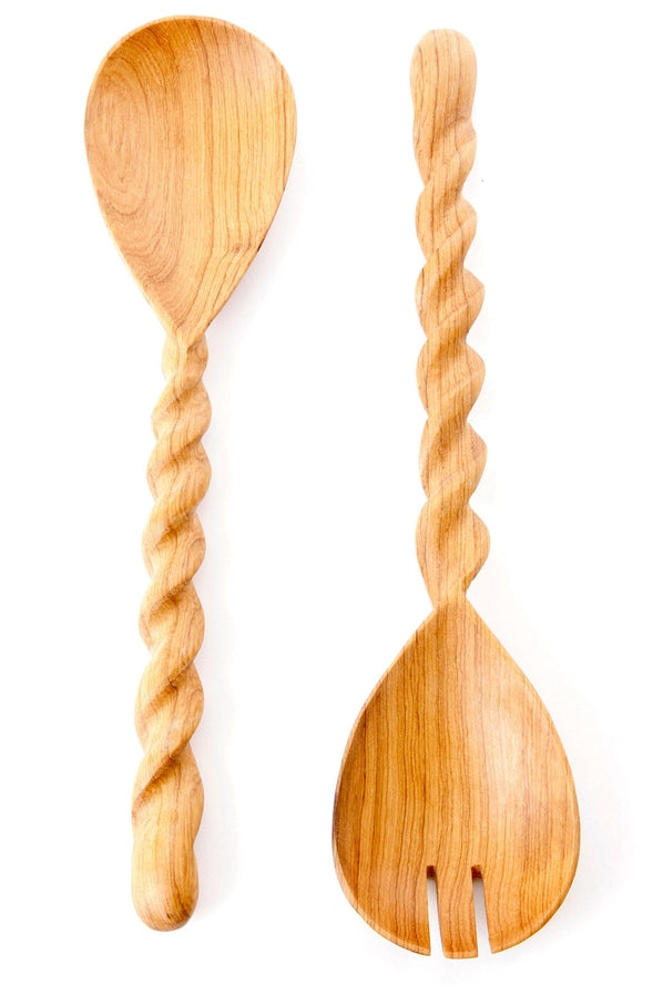 Spiral Salad Servers