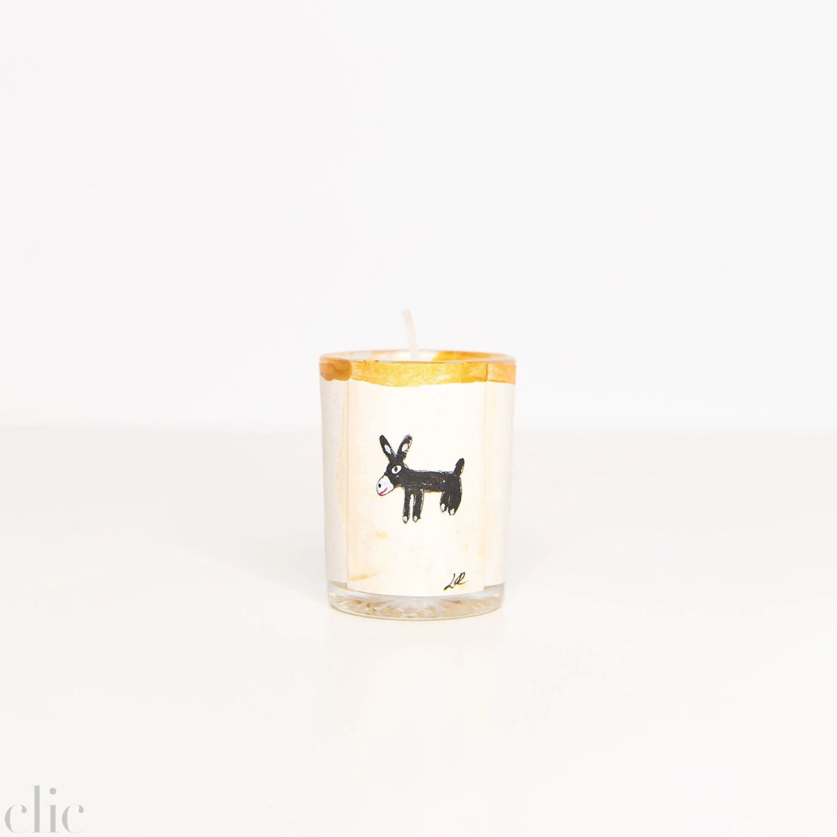 Donkey Votive Candle, from Riversong