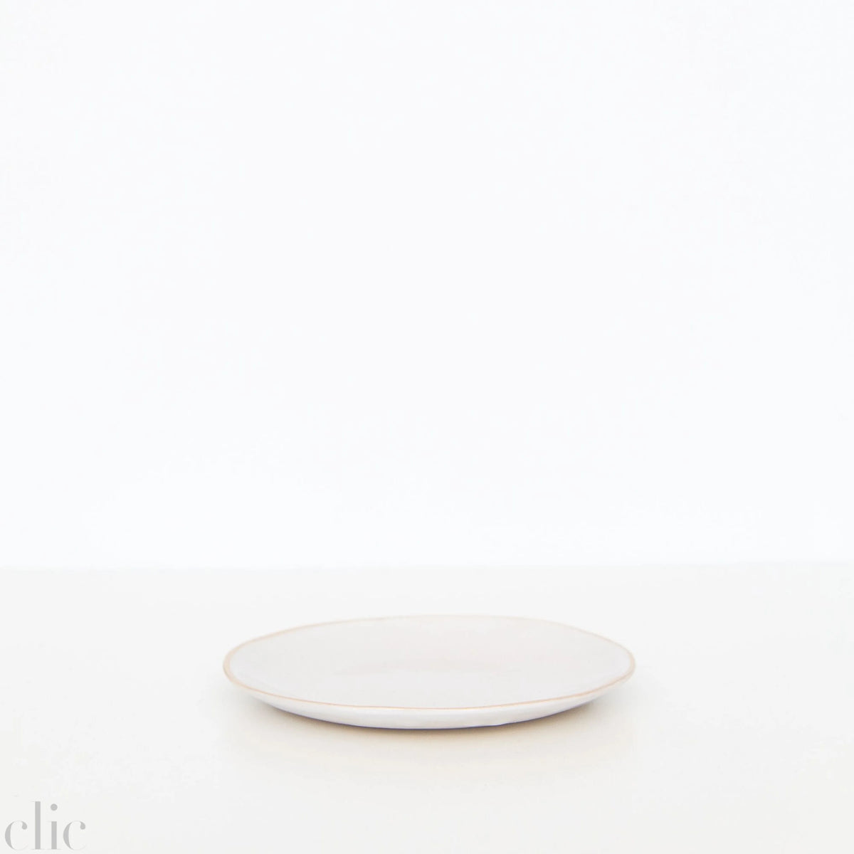 Side Plate in Beach Sand White, from Wonki Ware