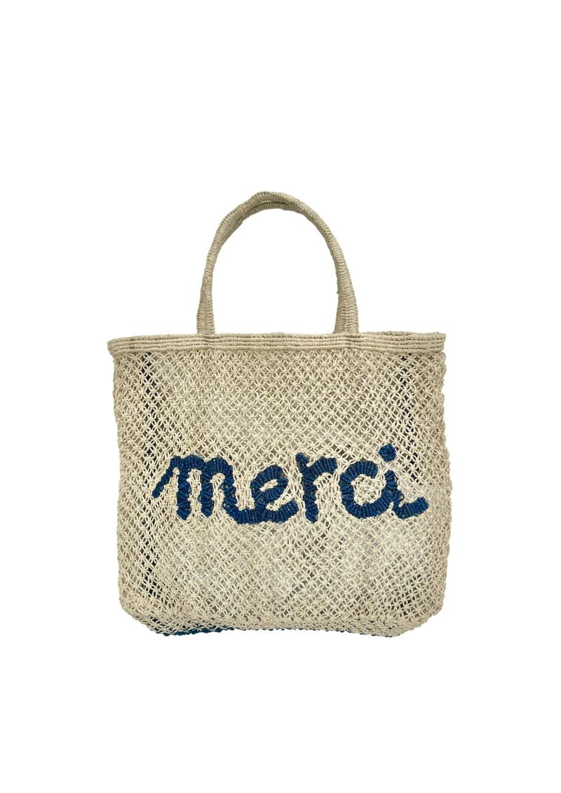 merci トートバッグ　ジャクソンズ ジャクソンズトートバック Merci かごバッグ - メルカリ