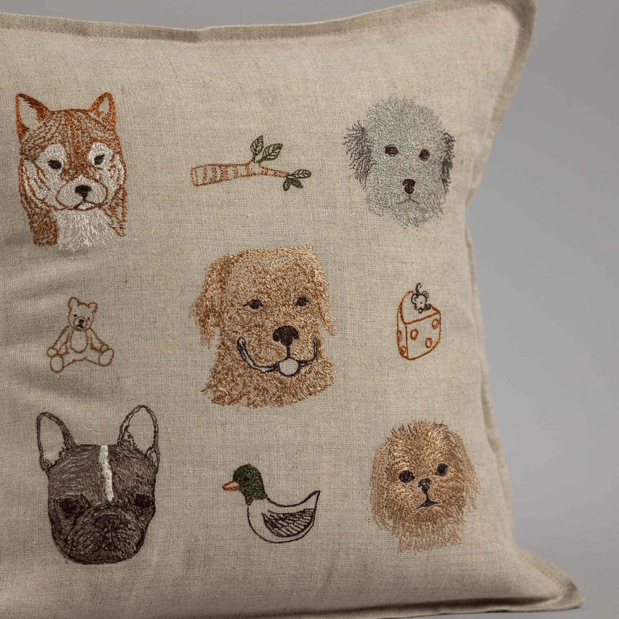 Charming Canines Pillow, from Coral & Tusk