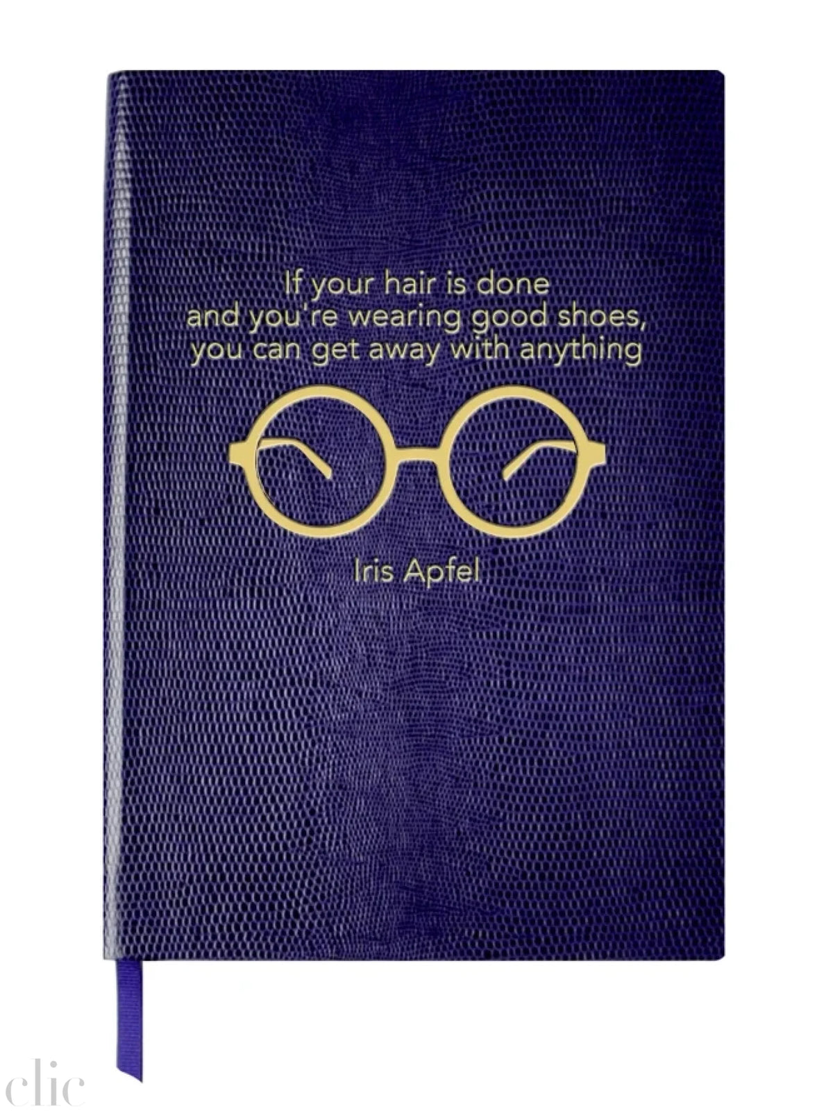 A5 Iris Apfel Notebook, from Sloan Station