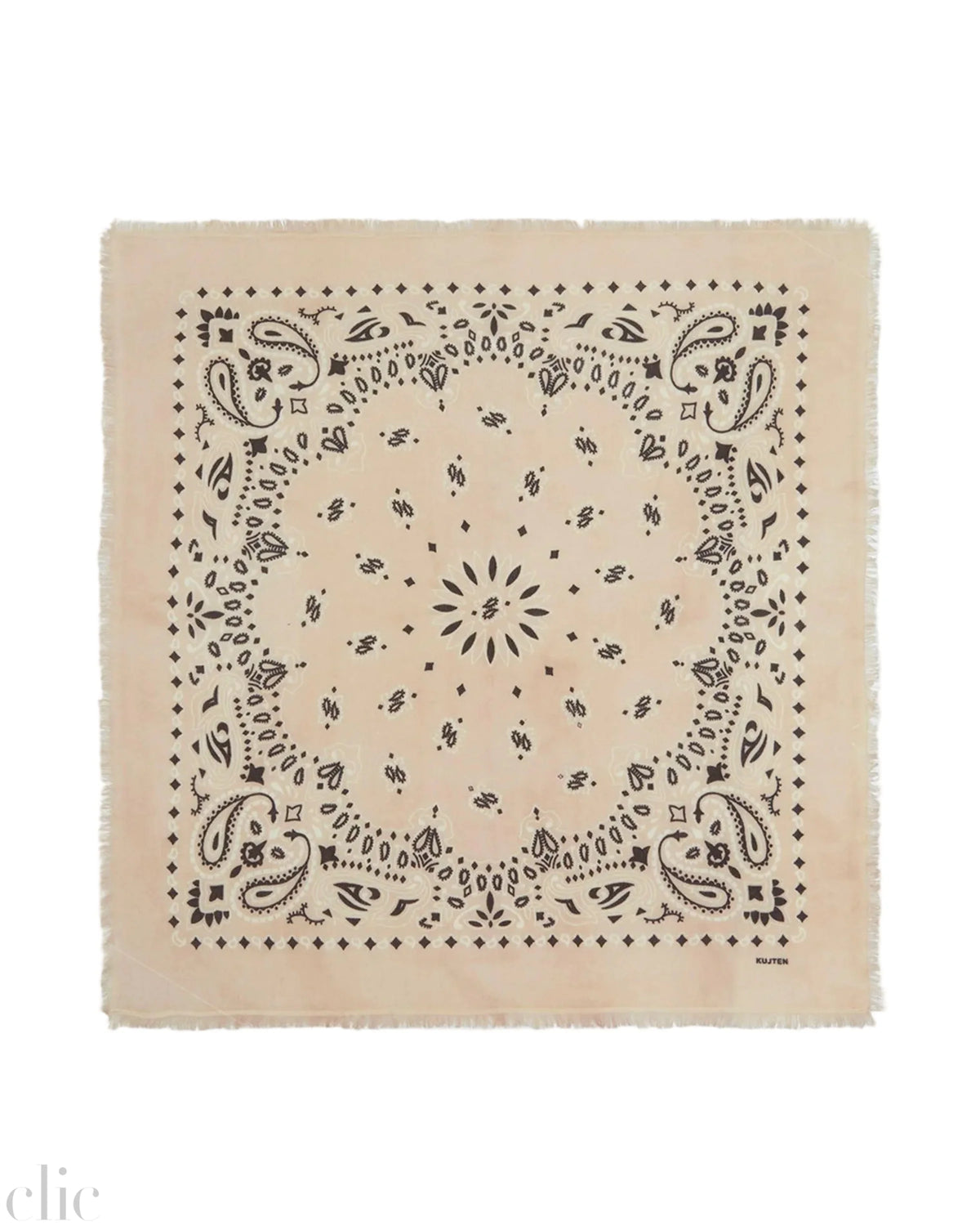 Large Hachiko Bico Bandana in Organic Brown, from Kujten