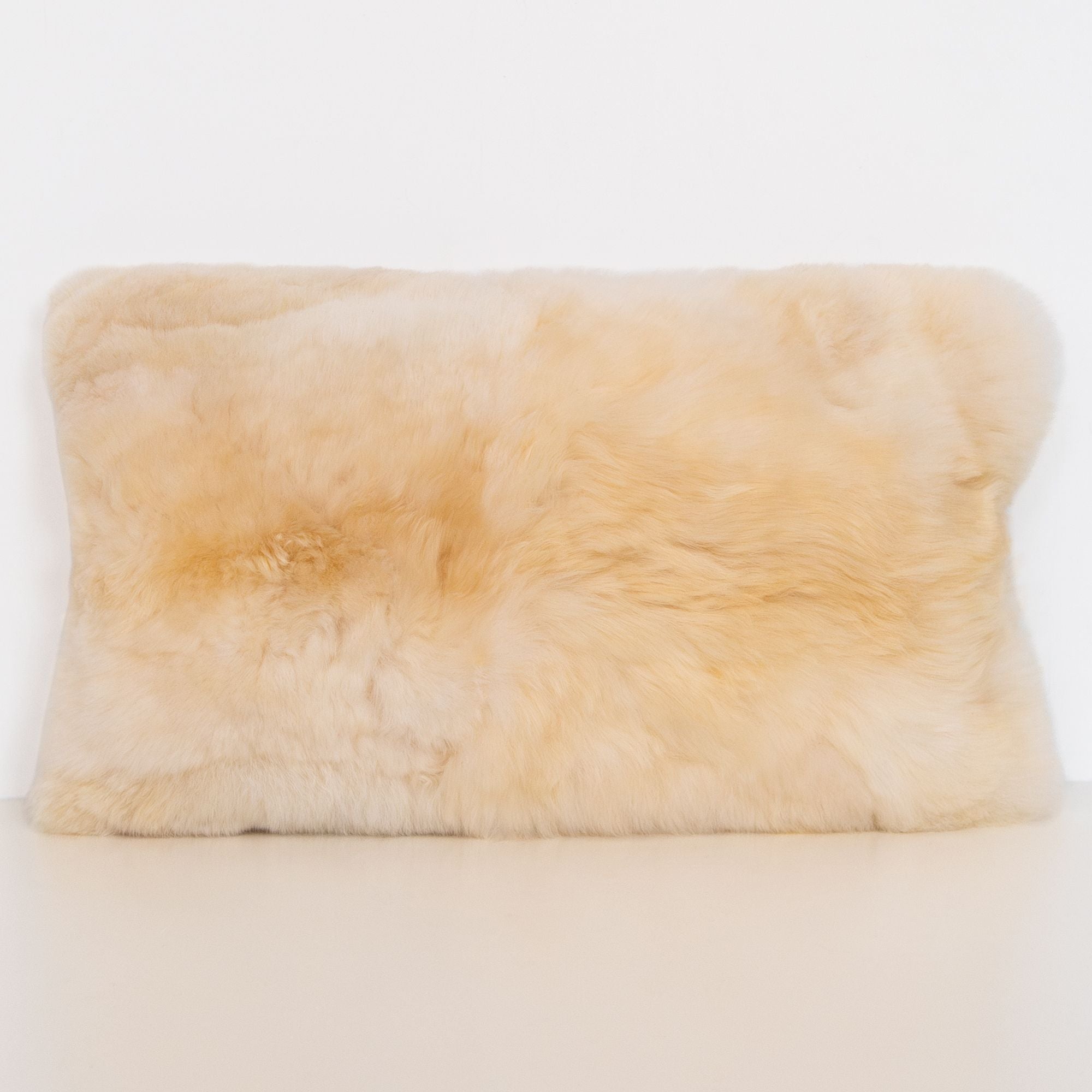 Alpaca Lumbar Pillow in Crema, from Intiearth