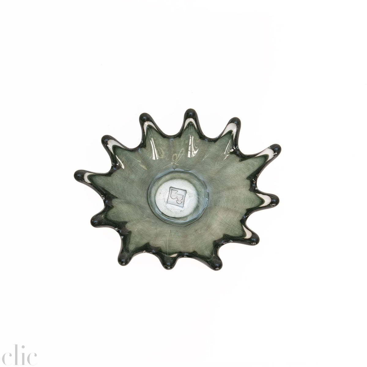 Sunburst Vase in Smoke