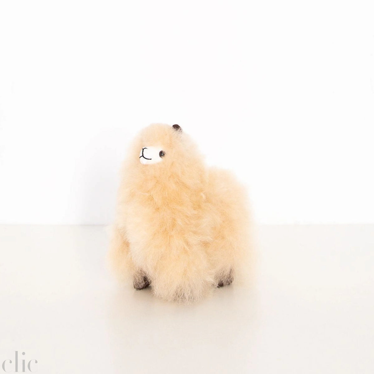Extra Small Plush Alpaca in Beige