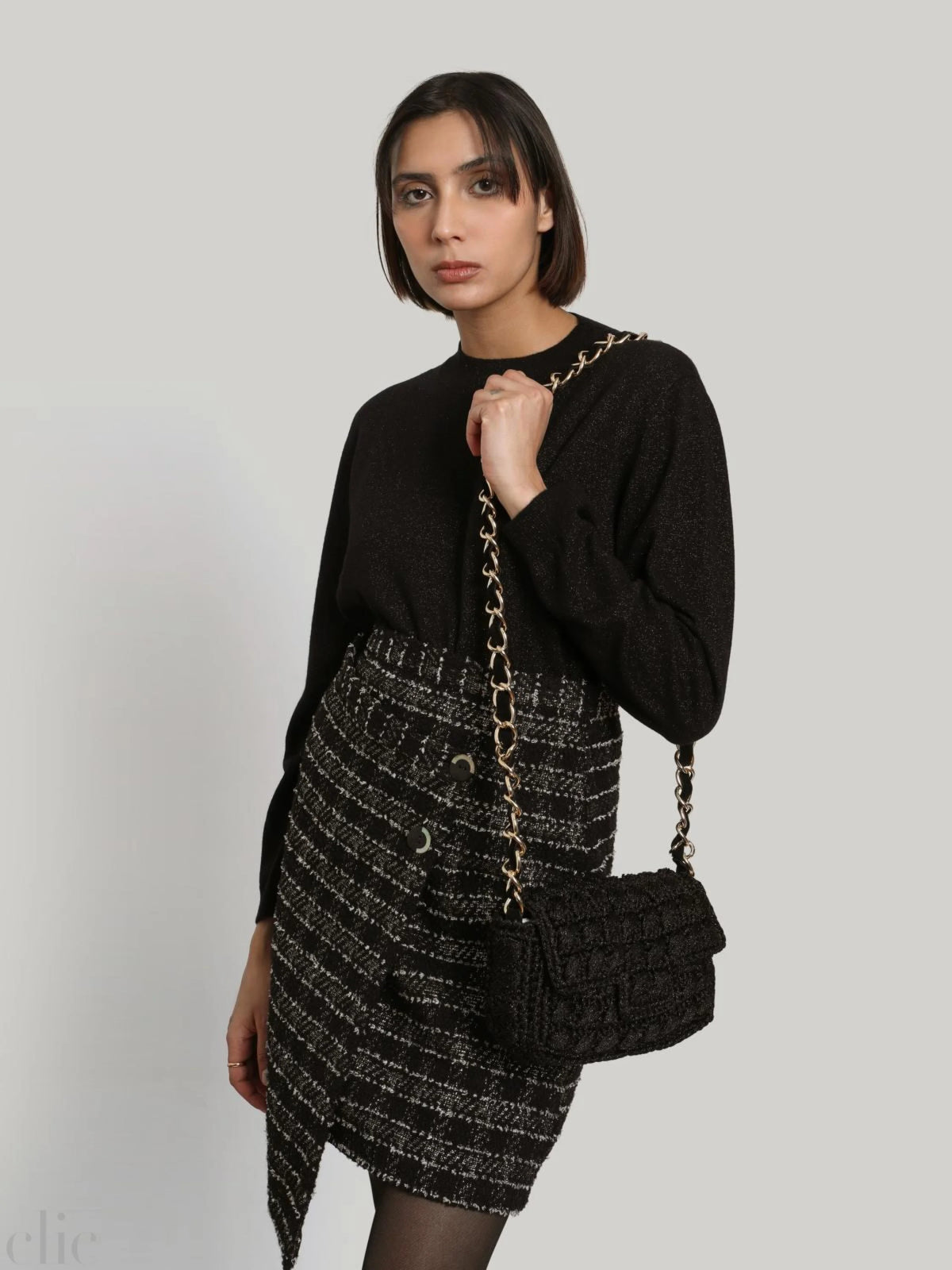Baby Pergola Crossbody in Black, from Maison Lurex