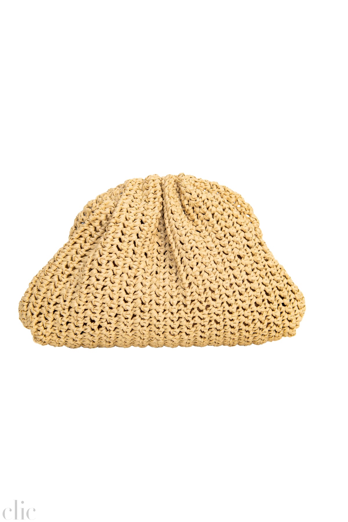 New York Apple Mini Game Crochet Bag in Natural, from Maria La Rosa