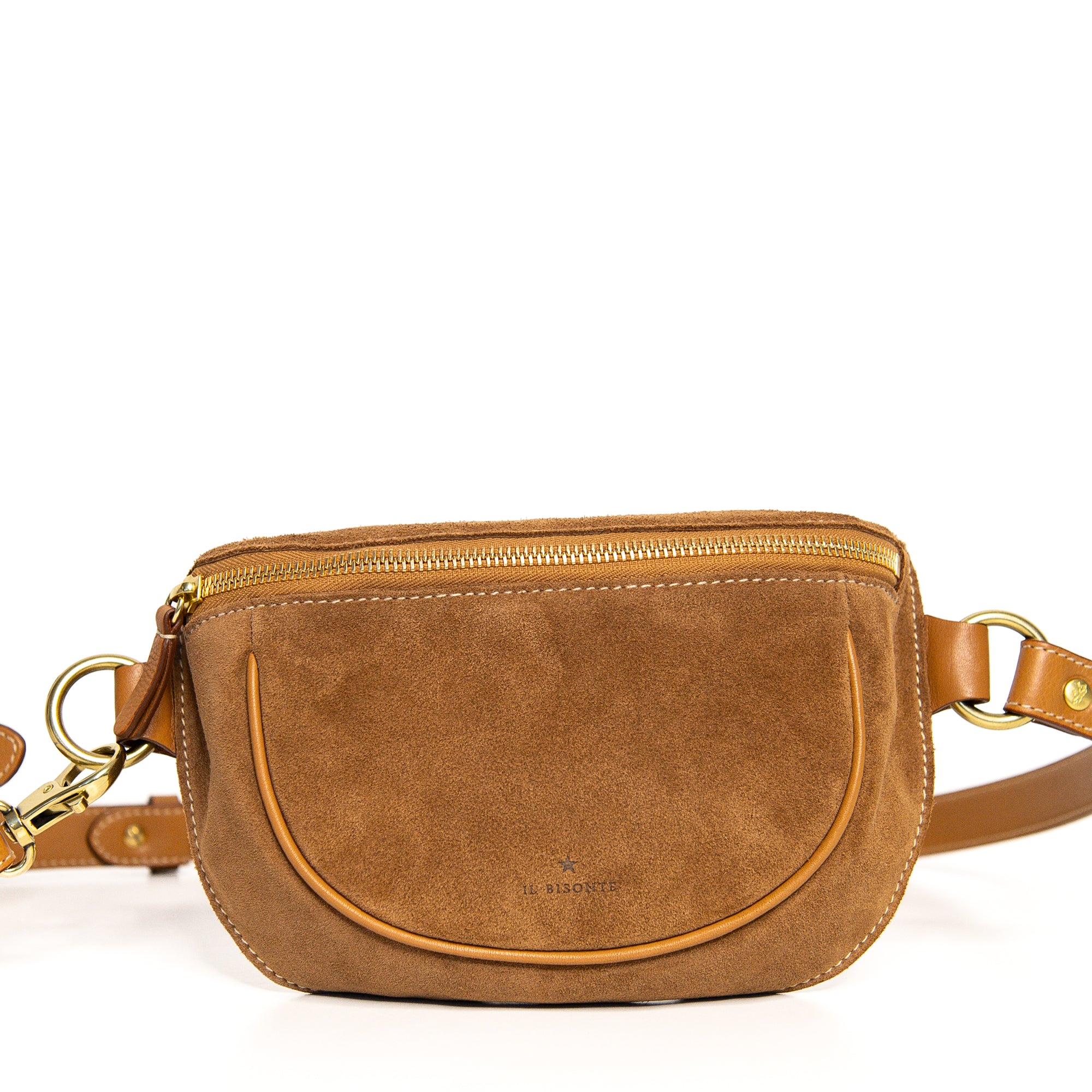 Oliveta Belt Bag in Gianduia, from Il Bisonte
