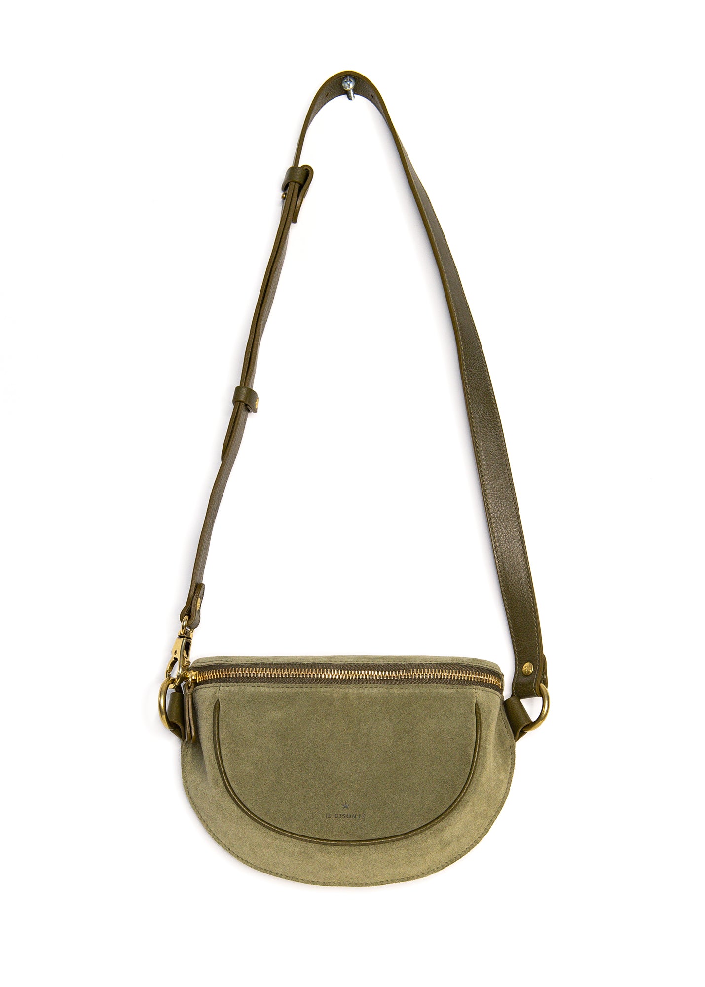 Oliveta Belt Bag in Bamboo Green , from Il Bisonte
