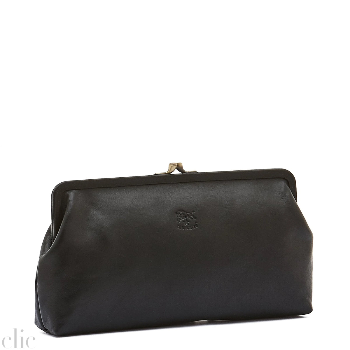 Manuela Clutch in Black, from IL Bisonte