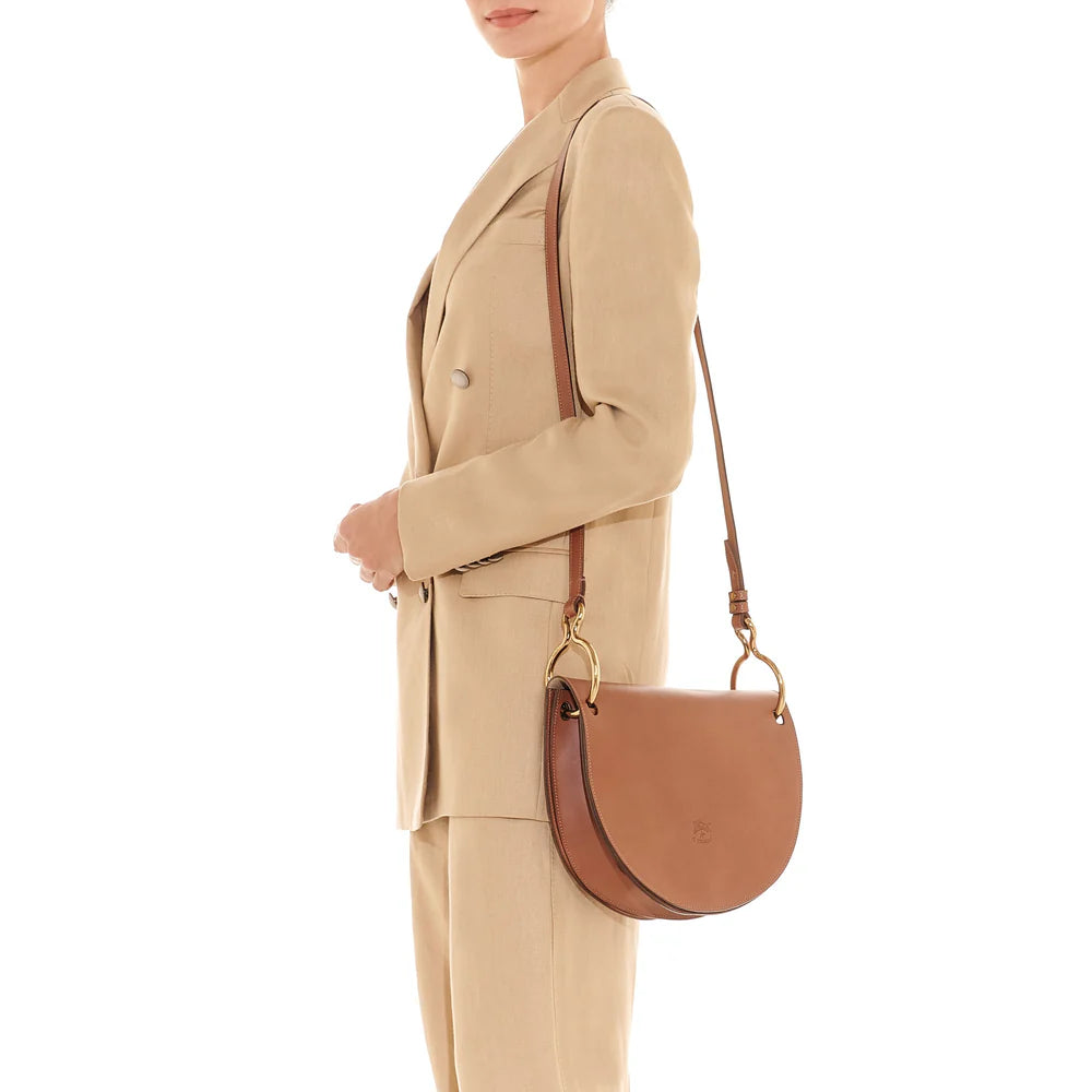 Consuelo Crossbody Bag in Chocolate, from Il Bisonte