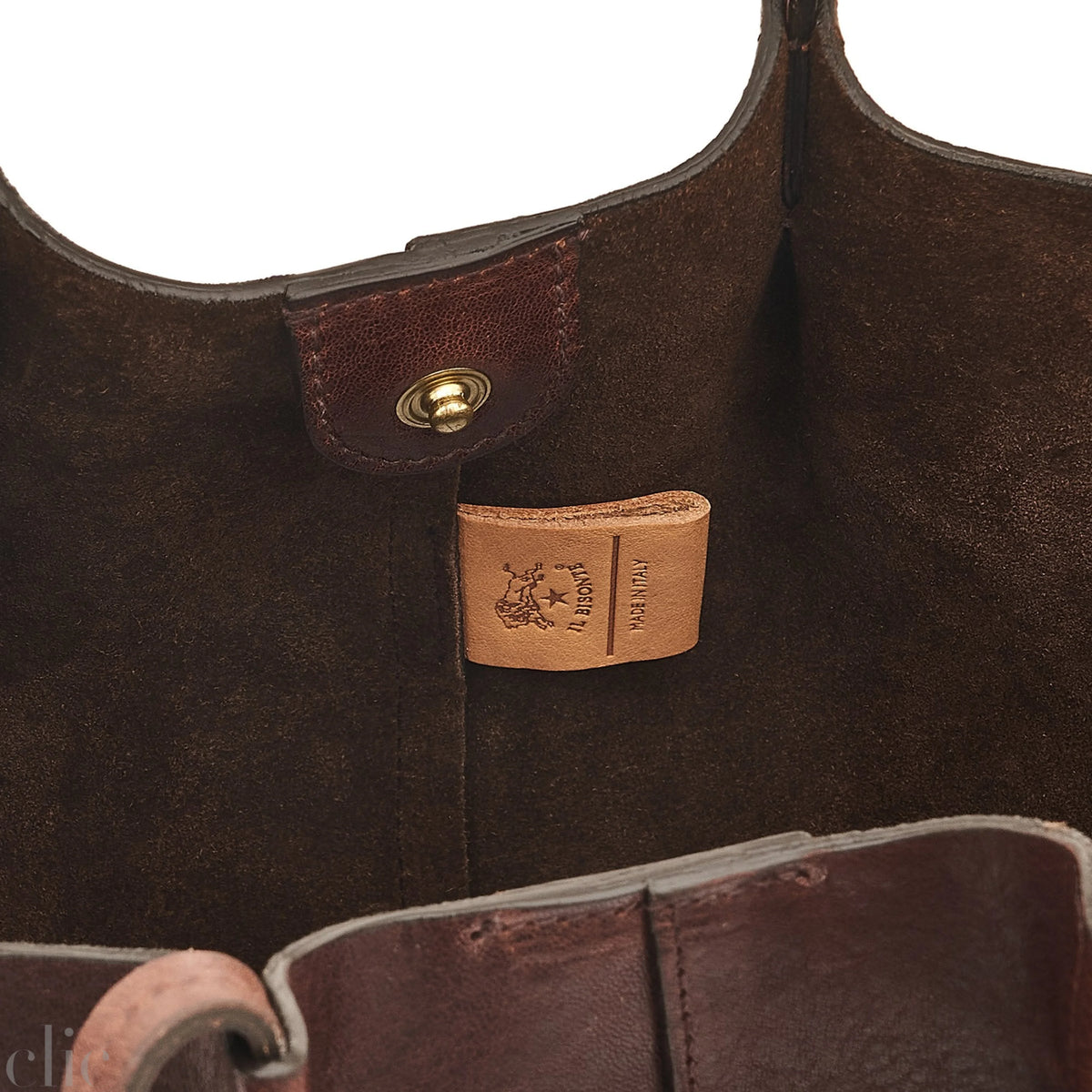 Nina Crossbody Bag in Coffee, from IL Bisonte