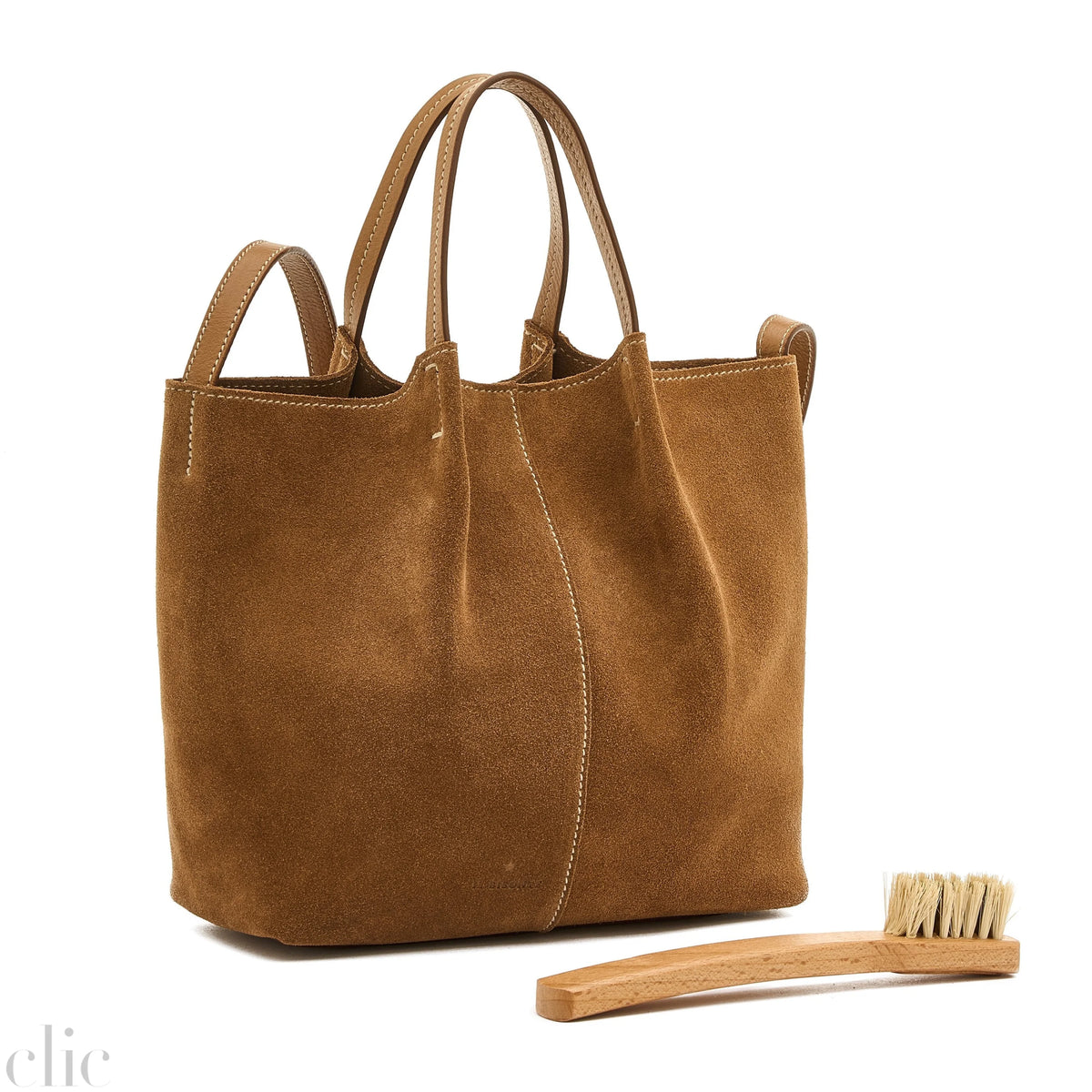 Nina Crossbody Bag in Gianduia, from IL Bisonte