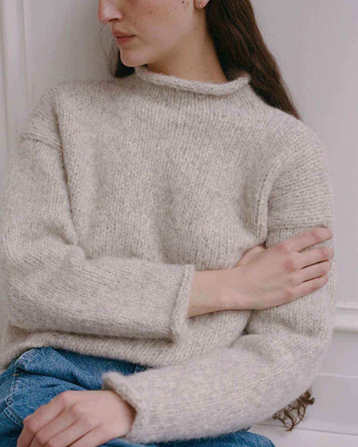 Bel Sweater in Haze, from Shaina Mote