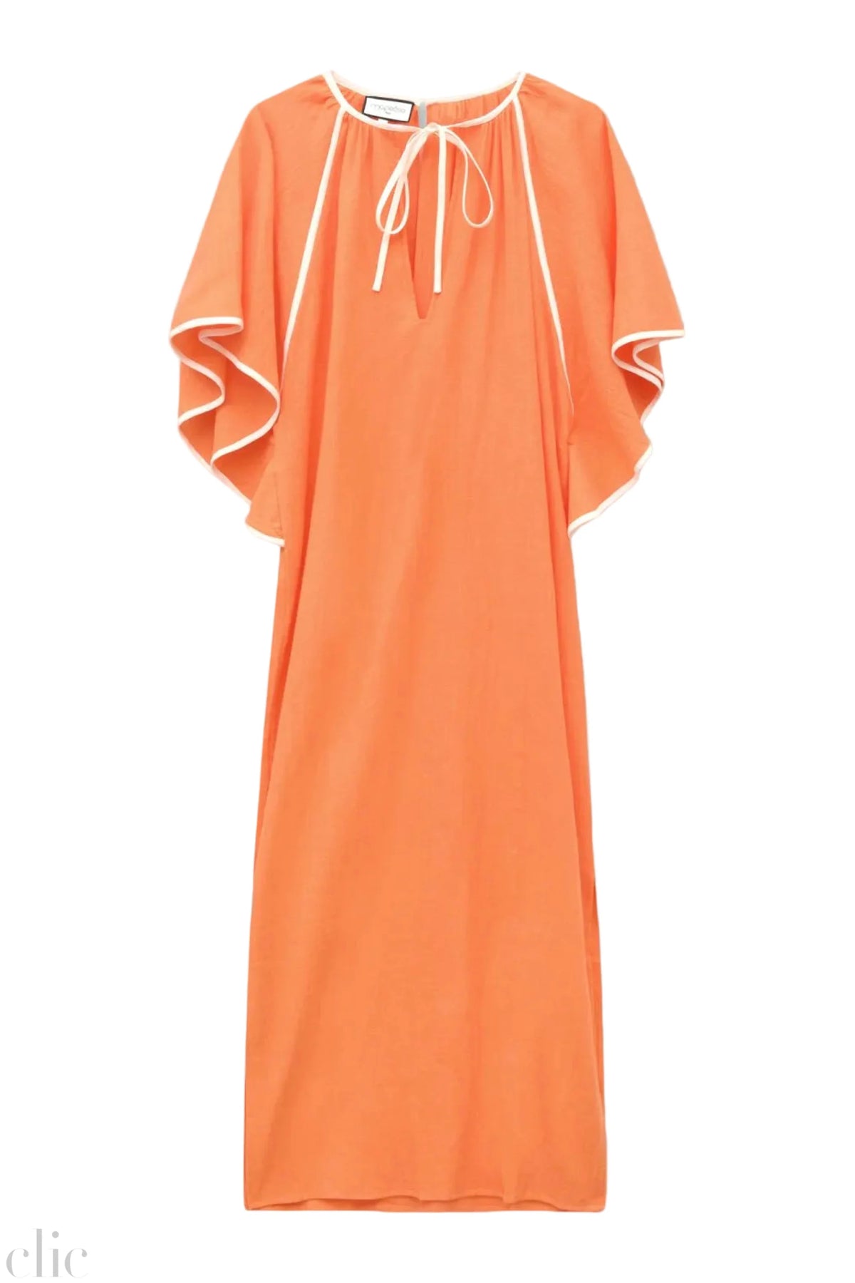 Beth Zephyr Dress in Orange, from Mapoesie