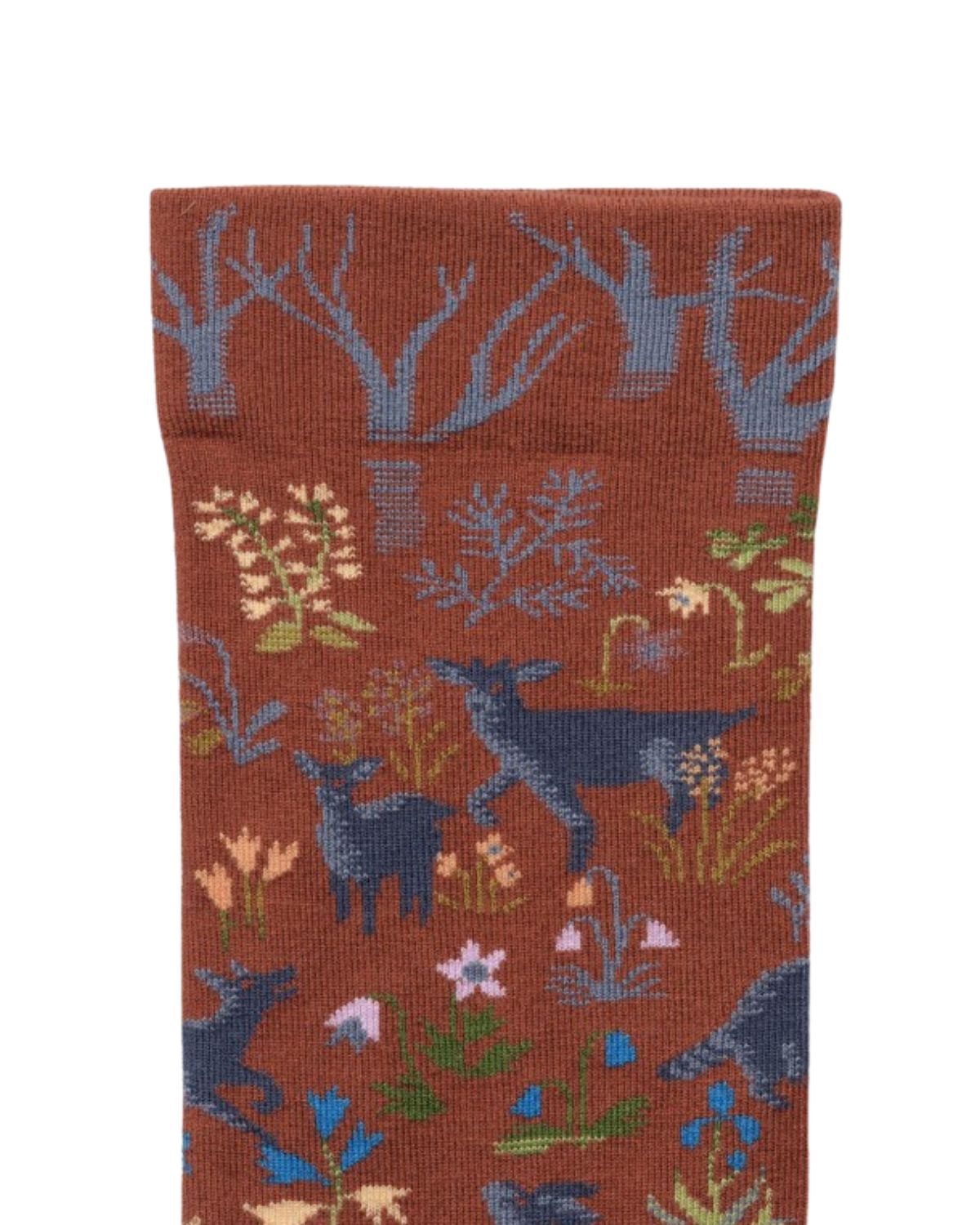 Chaussette Sous-Bois Sépia Socks from Bonne Maison