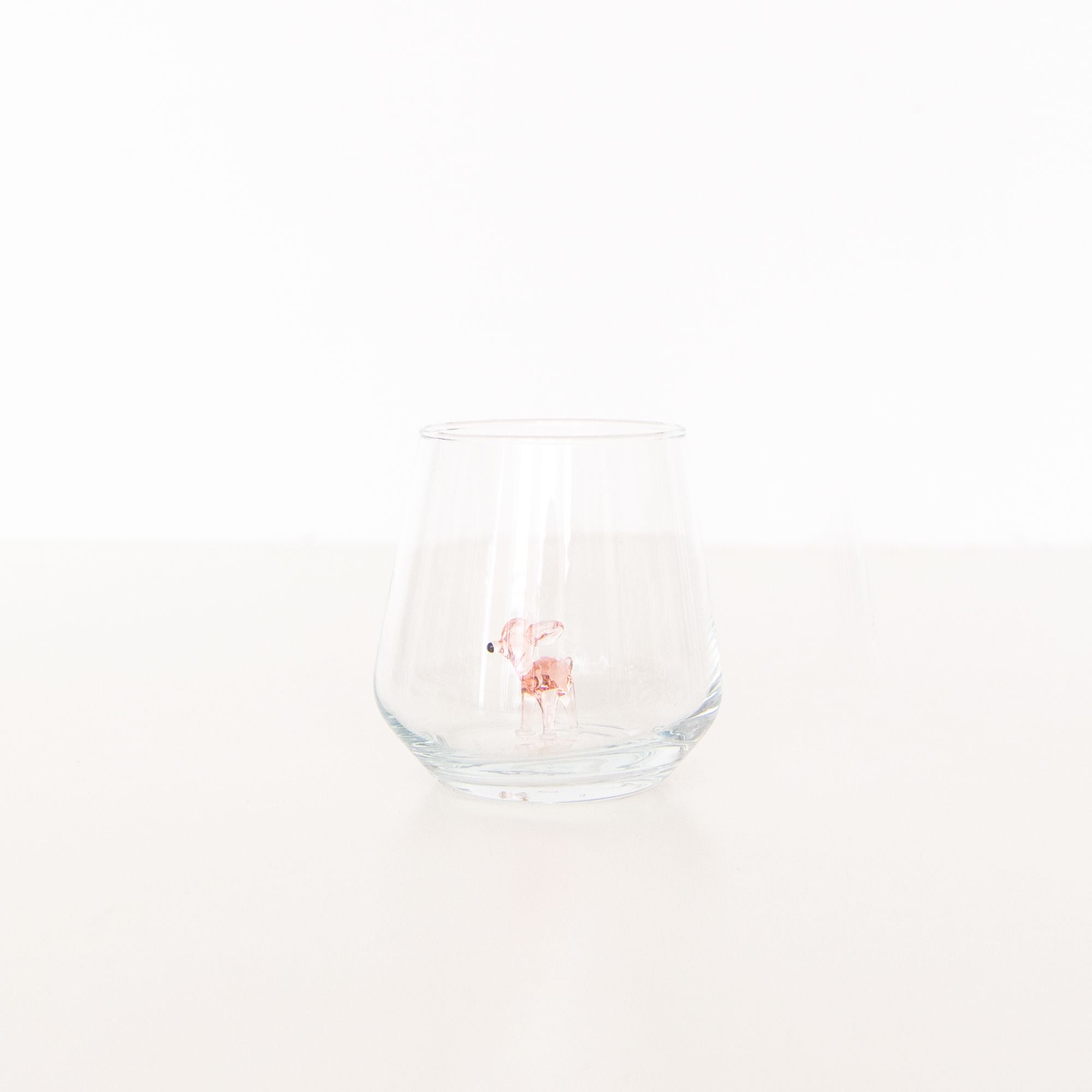 Bambi Drinking Glass in Pink, from Minizoo