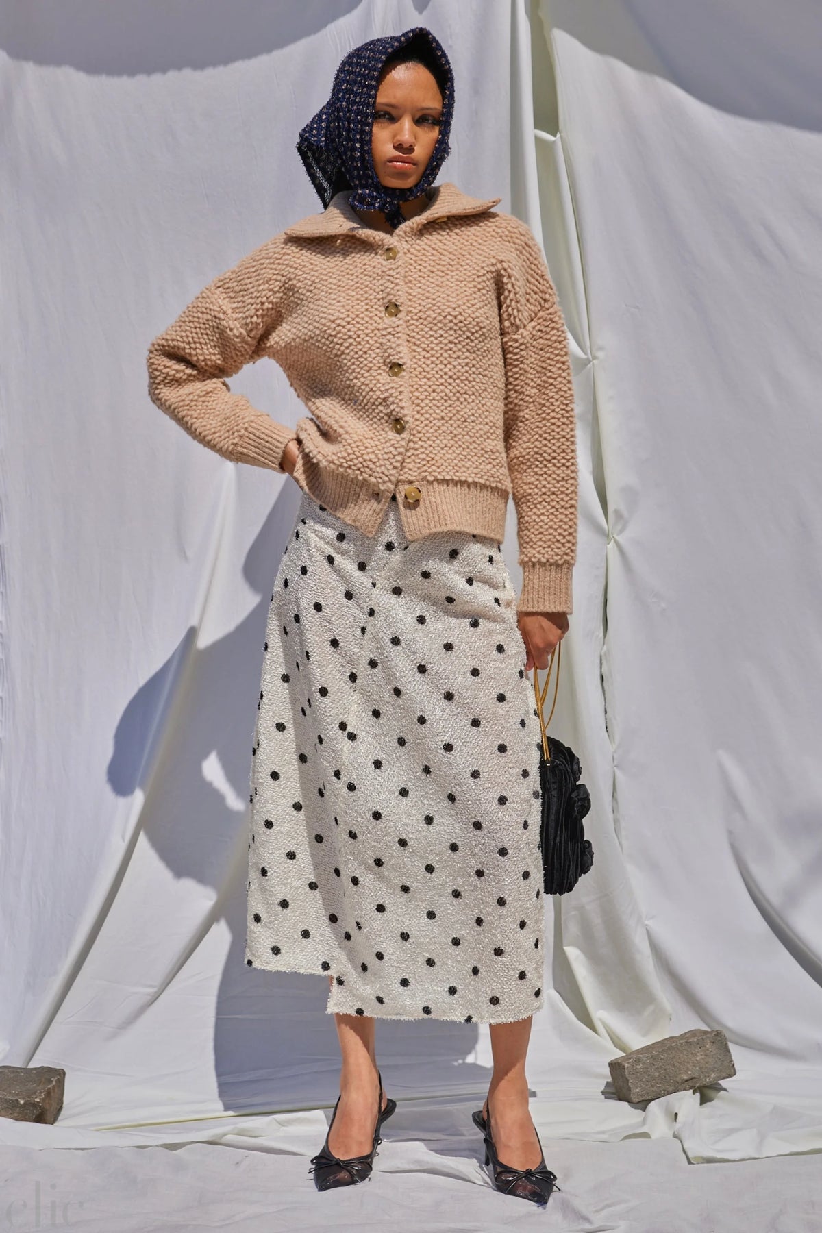 Babette Bomber in Powder, from Atelier Delphine