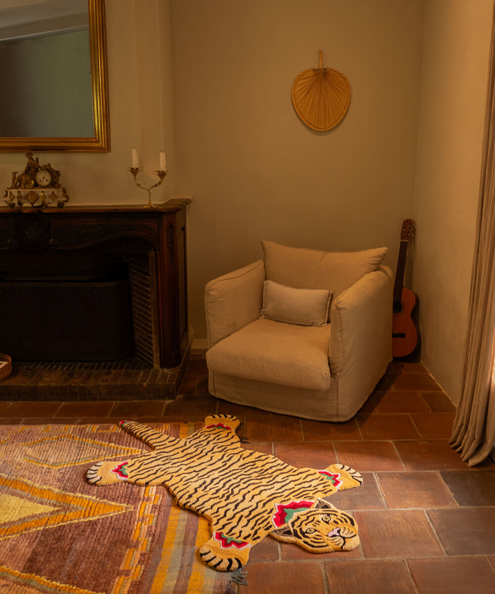 Babul Bombay Tiger Rug, from Doing Goods