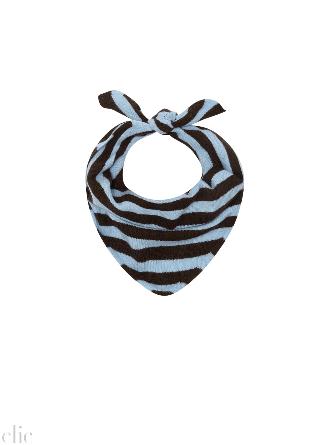 Stripe Cashmere Bandana in Pluto and Arctic, from Jumper 1234