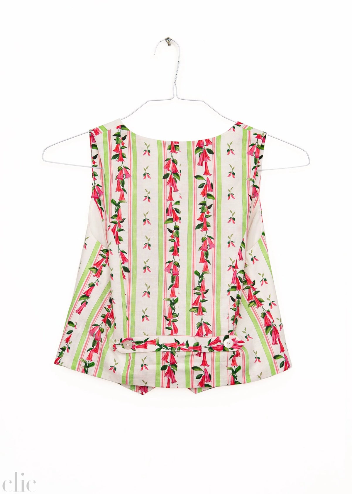 Barry Vest in Bellflower Stripe, from Rachel Antonoff