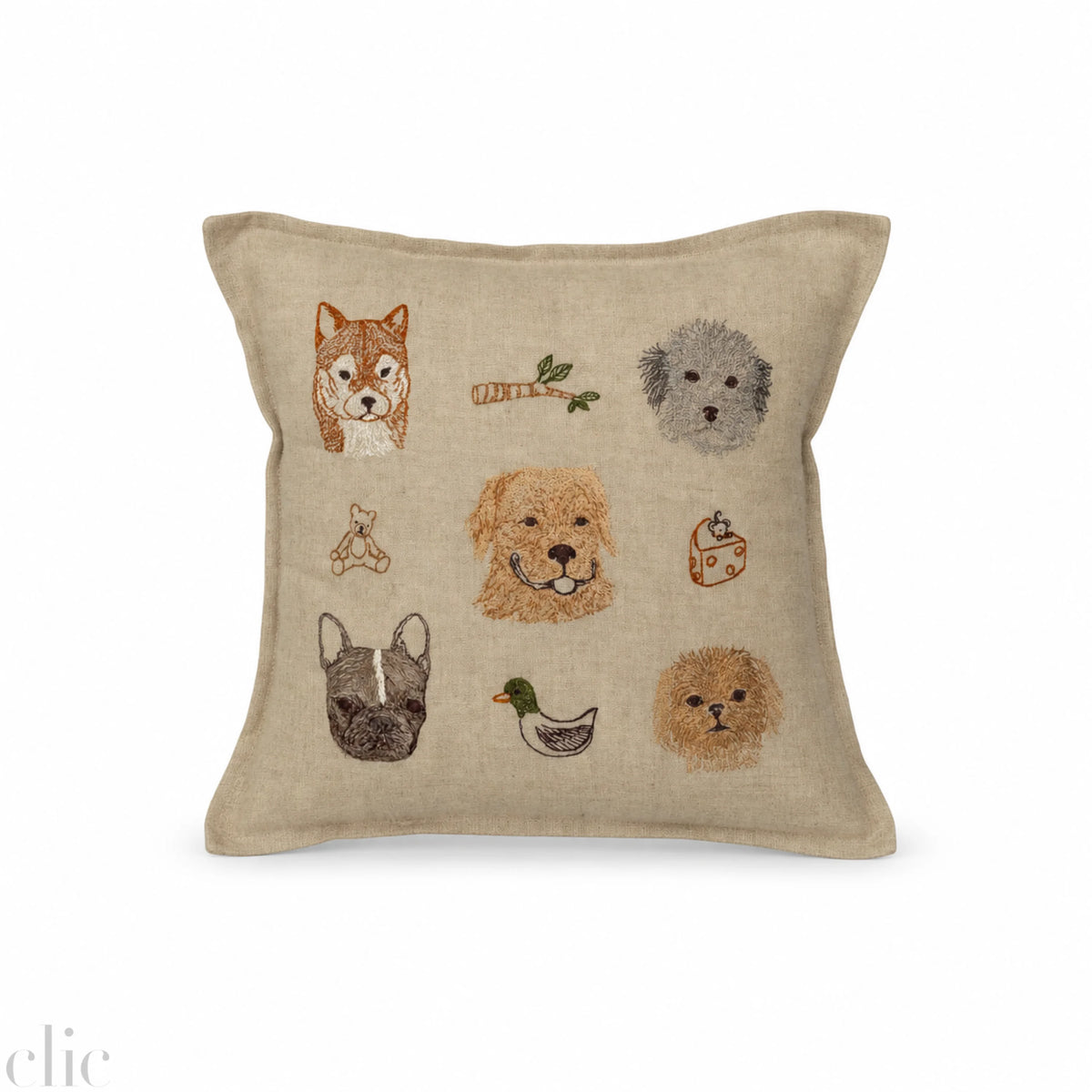 Charming Canines Pillow, from Coral & Tusk