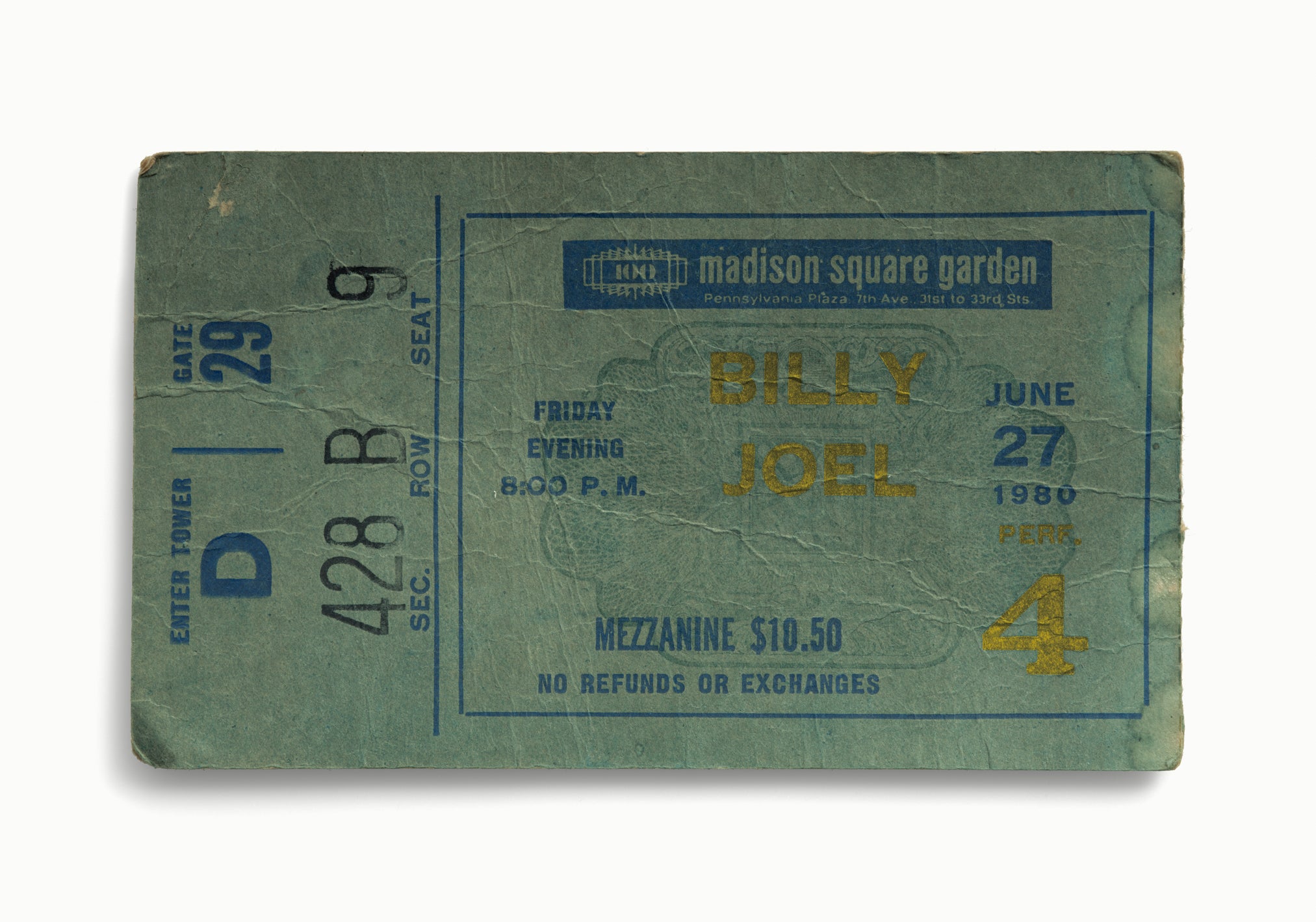 Billy Joel, Madison Square Garden by Blaise Hayward