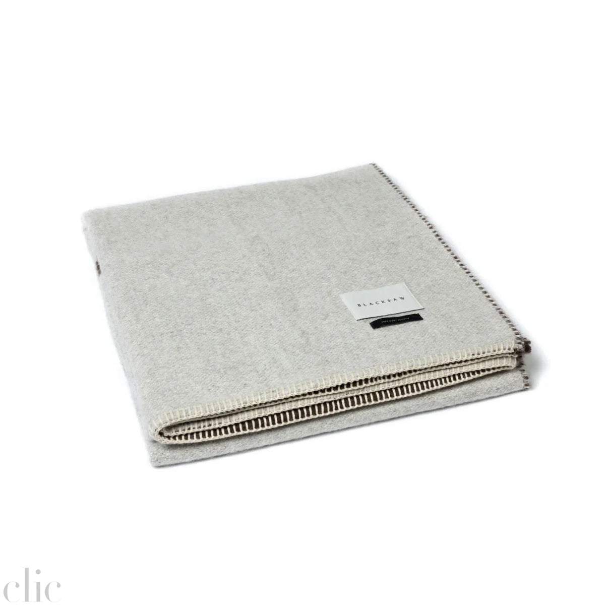 Berlin Reversable Throw in Ivory and Coffee