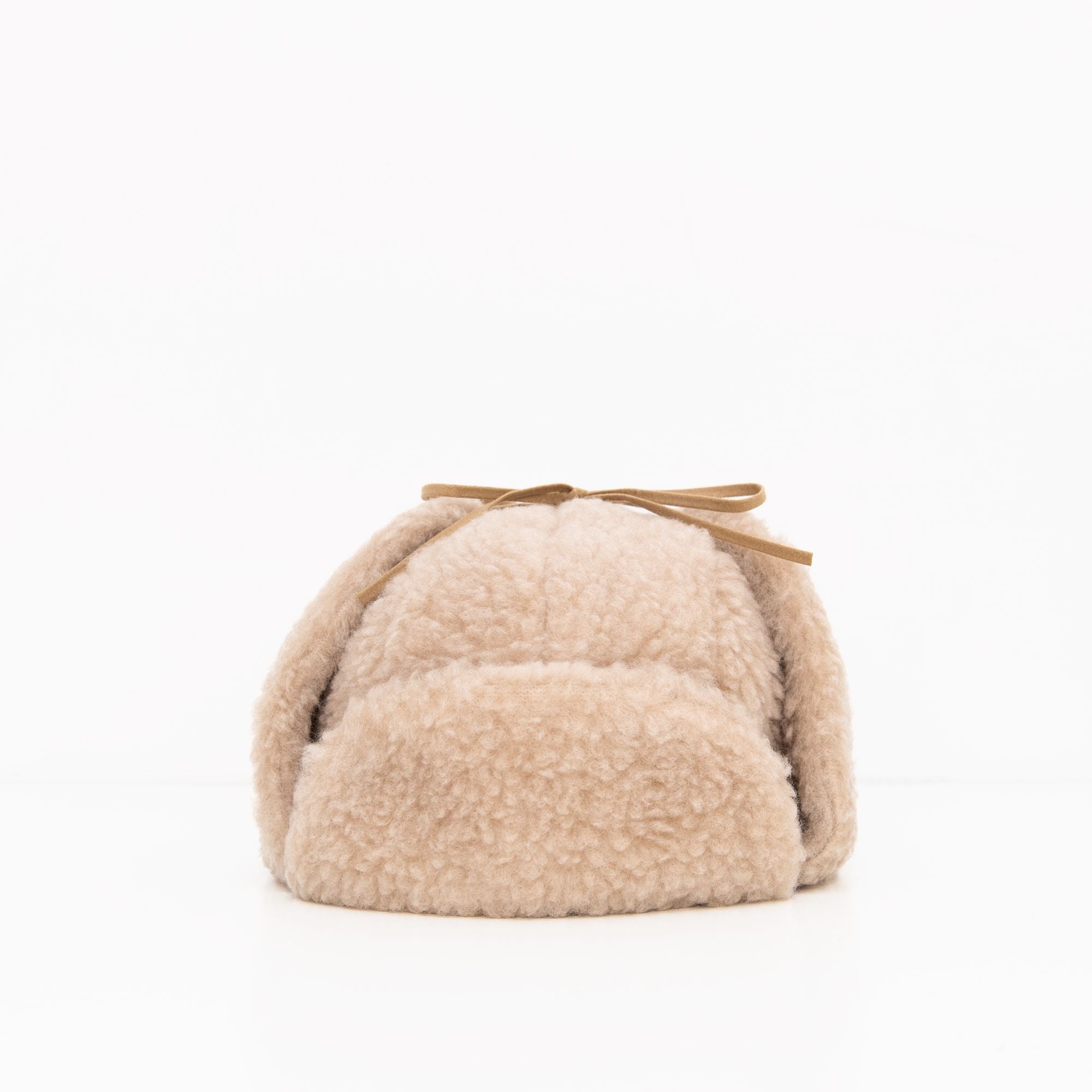 Boa Aviator Hat in Beige, from Cableami