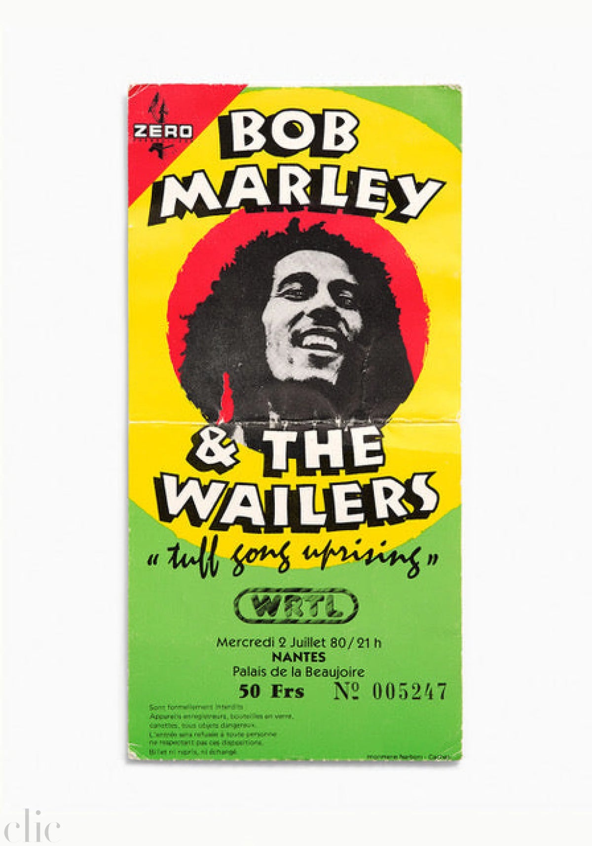 Bob Marley & The Wailers, Palais de la Beaujoire, Nantes, France 1980 by Blaise Hayward