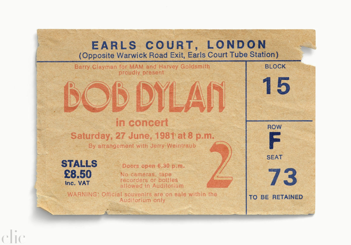 Bob Dylan, 1981 by Blaise Hayward
