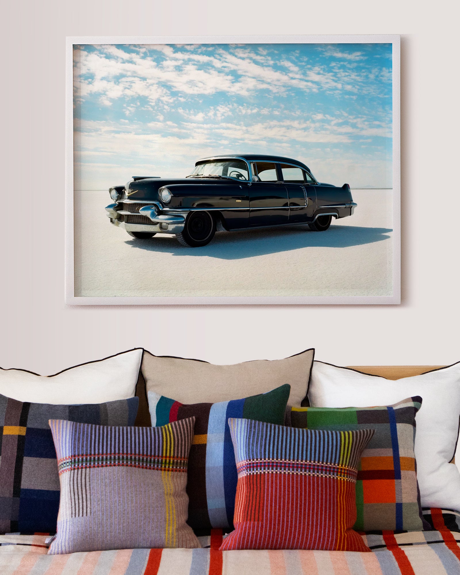 Bonneville Salt Flats Utah Cadillac by Rob Hann