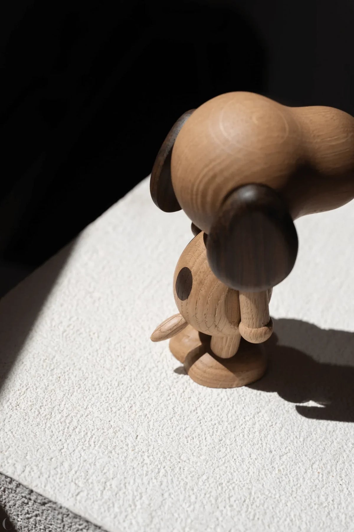 Large Peanut X Snoopy in Smoked Oak, from Boyhood