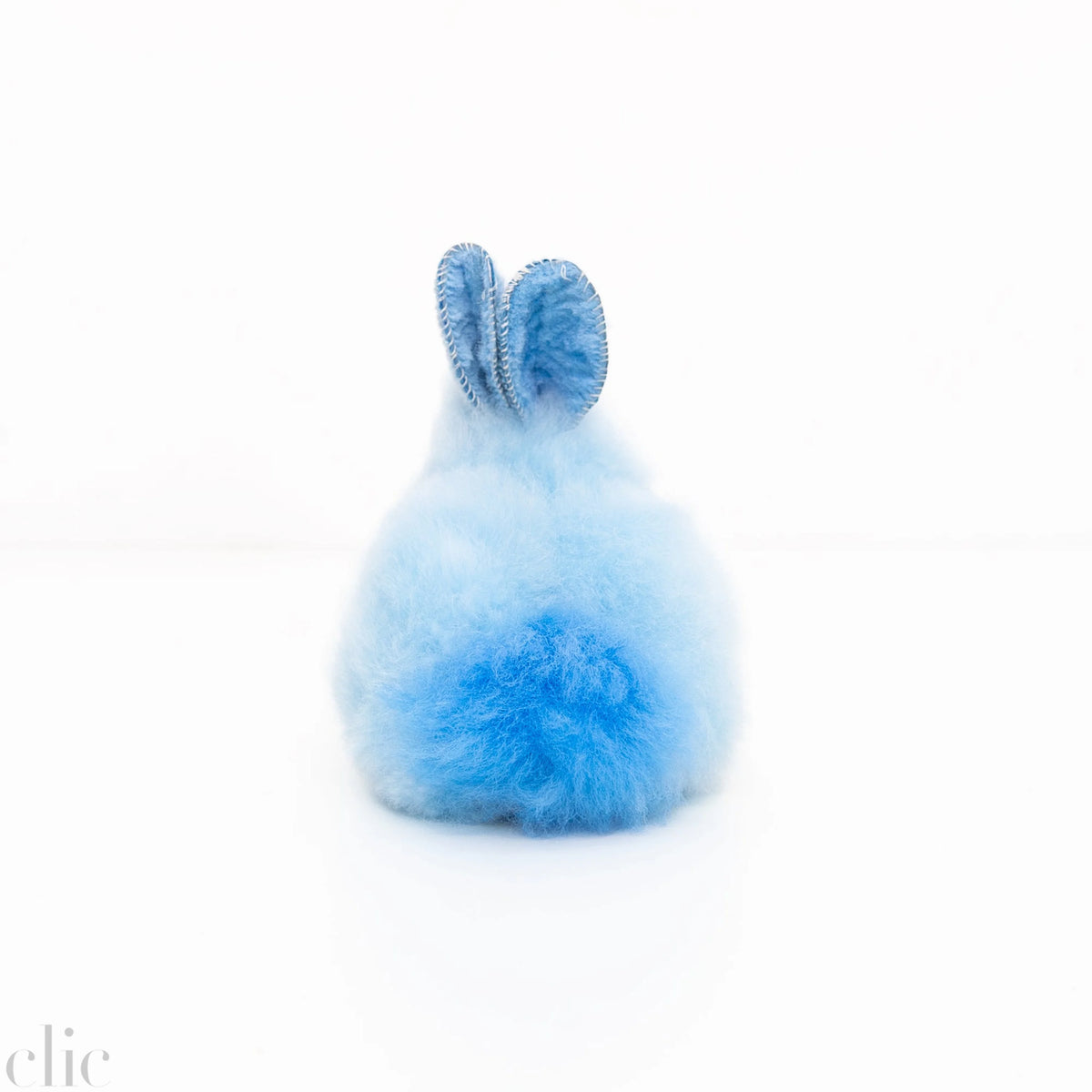 Alpaca Stuffed Bunny in Light Blue