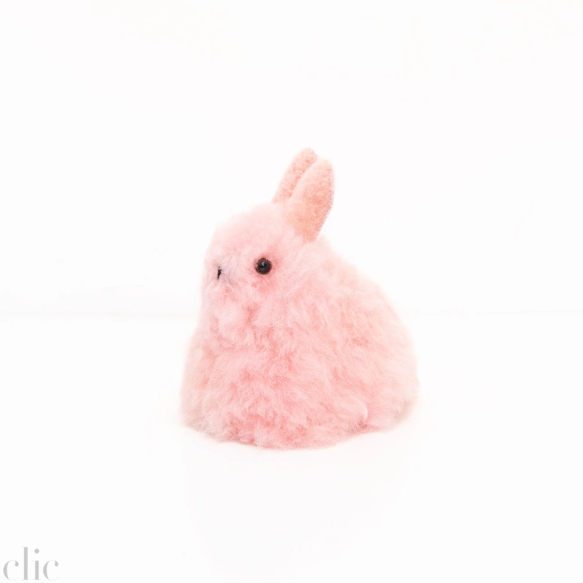 Alpaca Stuffed Bunny in Light Pink