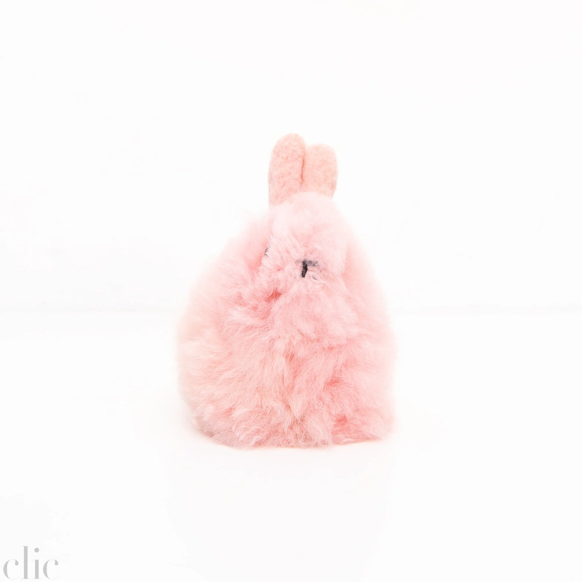 Alpaca Stuffed Bunny in Light Pink
