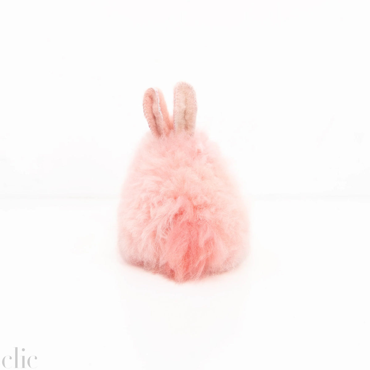 Alpaca Stuffed Bunny in Light Pink