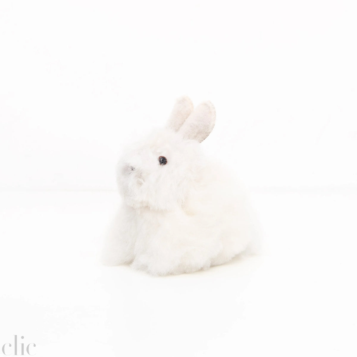 Alpaca Stuffed Bunny in White
