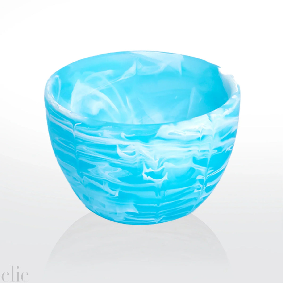Deep Bowl in Aqua Swirl, from Nashi Home