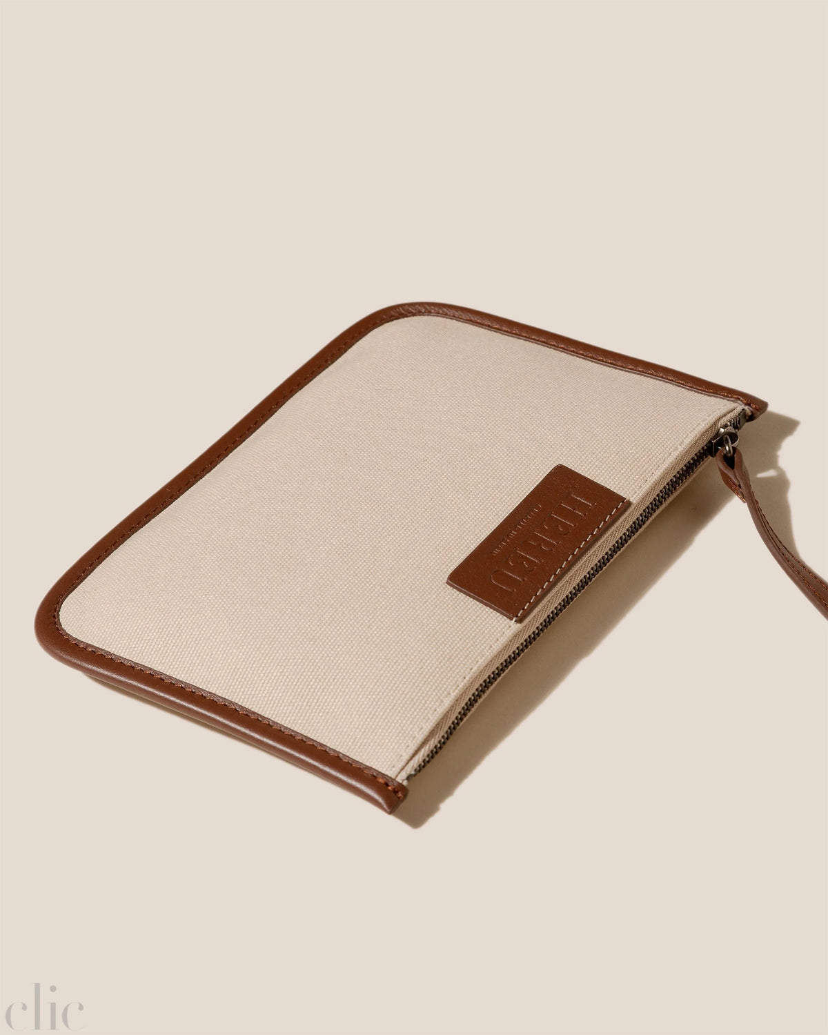 Calella Soft Raffia Tote in Natural & Chesnut Brown, from Hereu