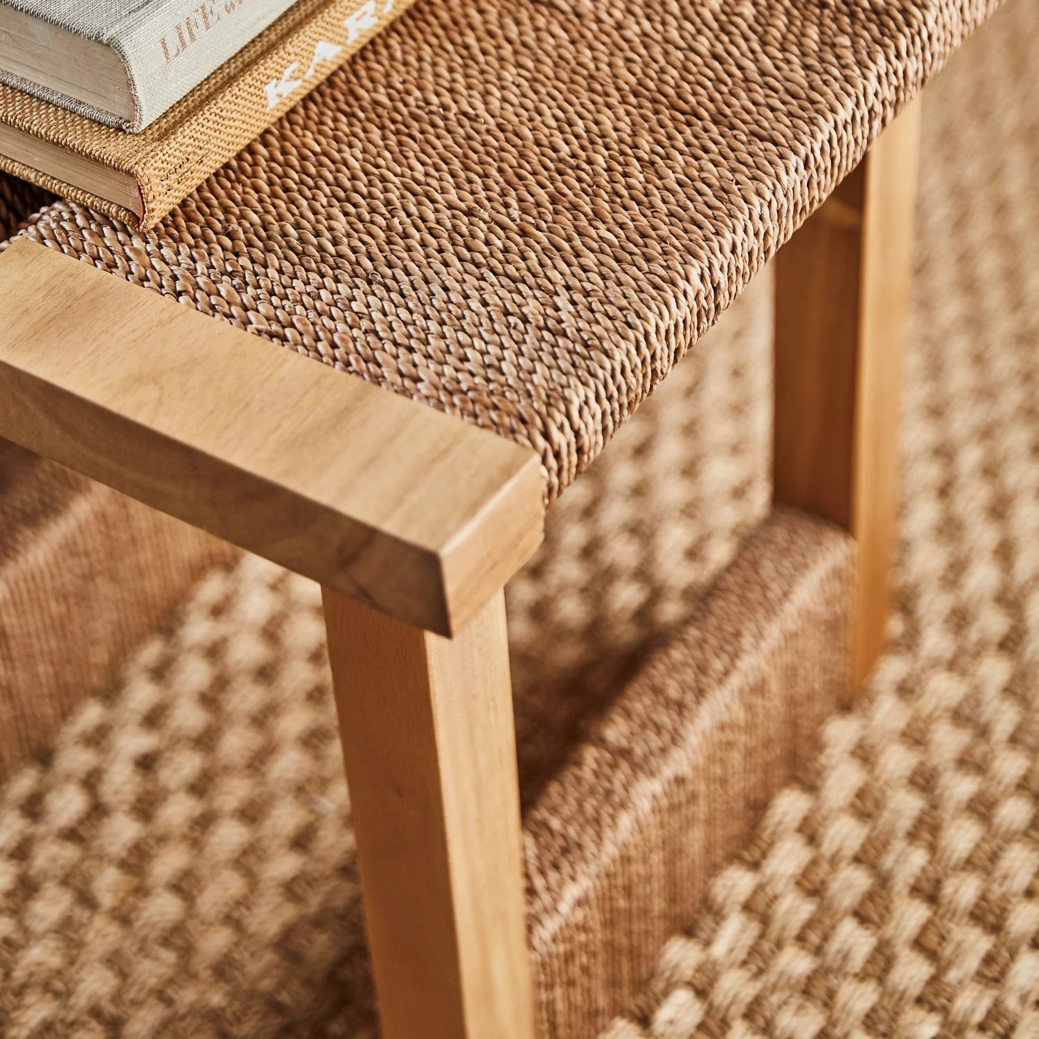 Textura Side Table in Natural, from Woven Shop