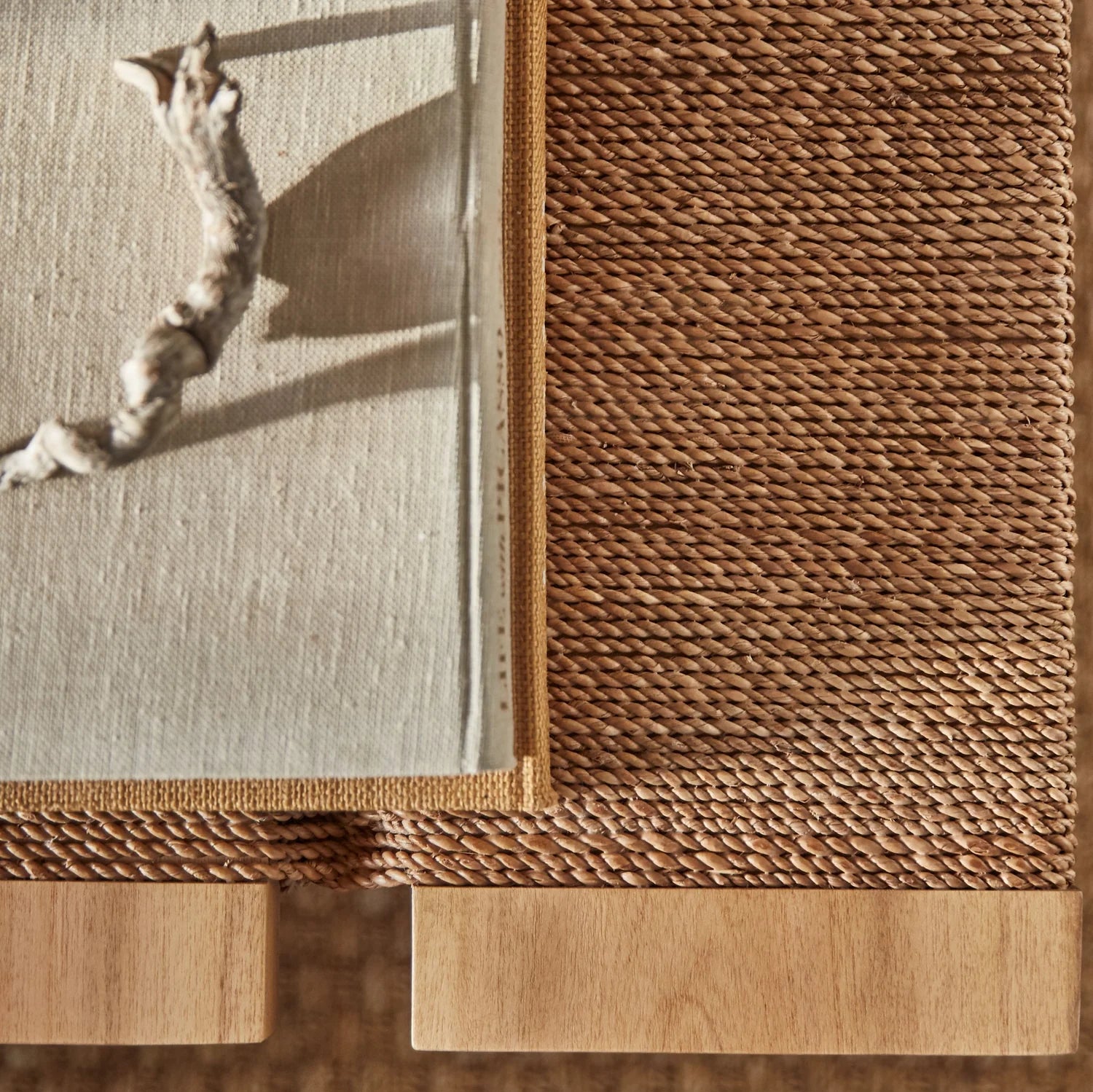 Textura Side Table in Natural, from Woven Shop