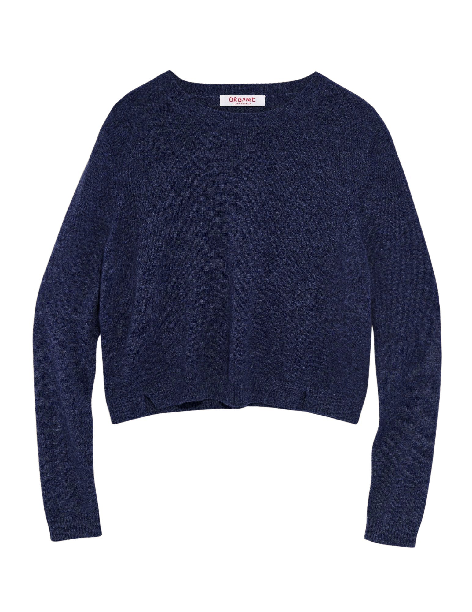 Crop Jumper Cashmere in Indigo, from Organic by John Patrick