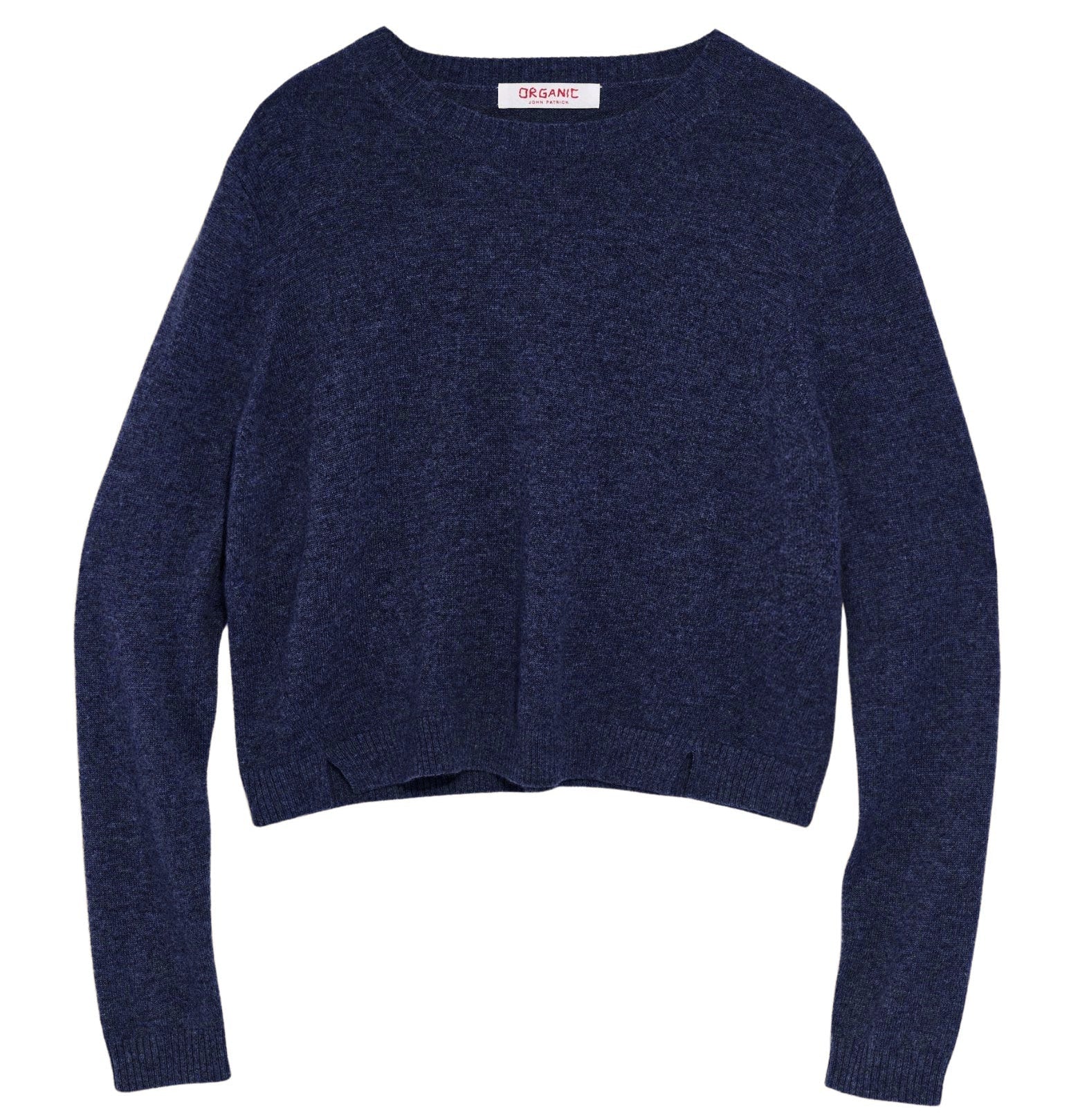 Crop Jumper Cashmere in Indigo, from Organic by John Patrick