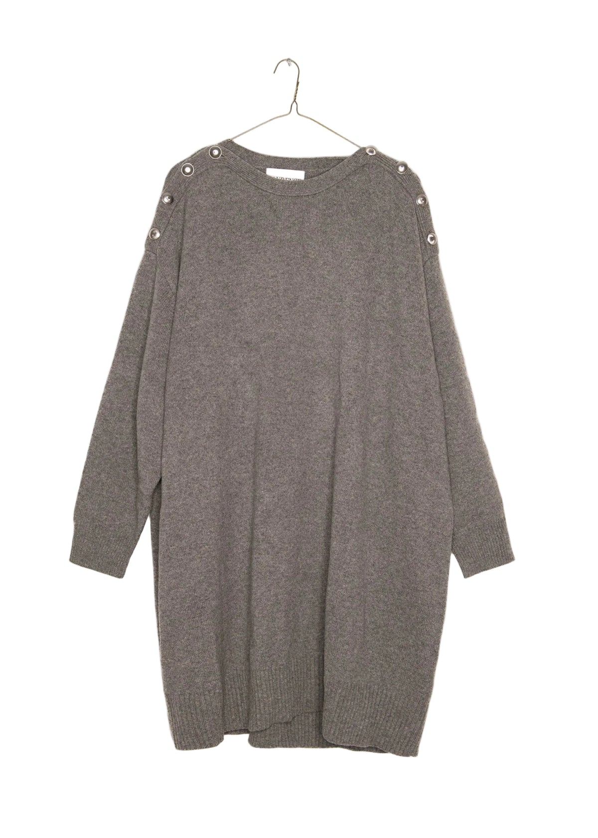 Cabane Heavy Knit Dress in Grey, from Laurence Bras