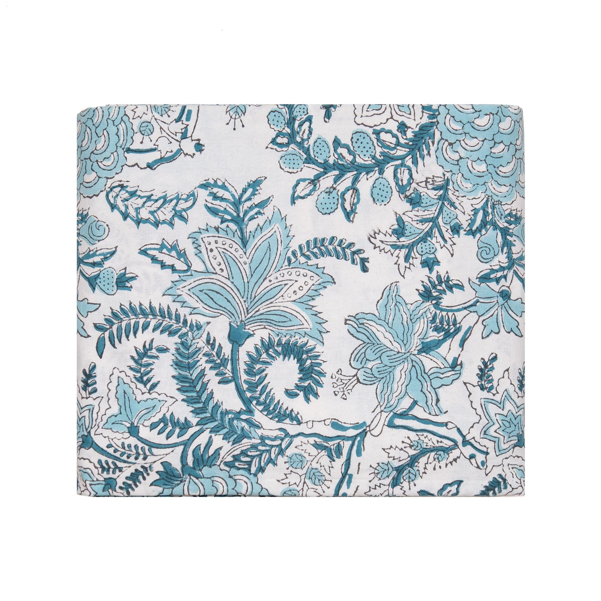 Camila Tablecloth in Blue, from Duggan Society